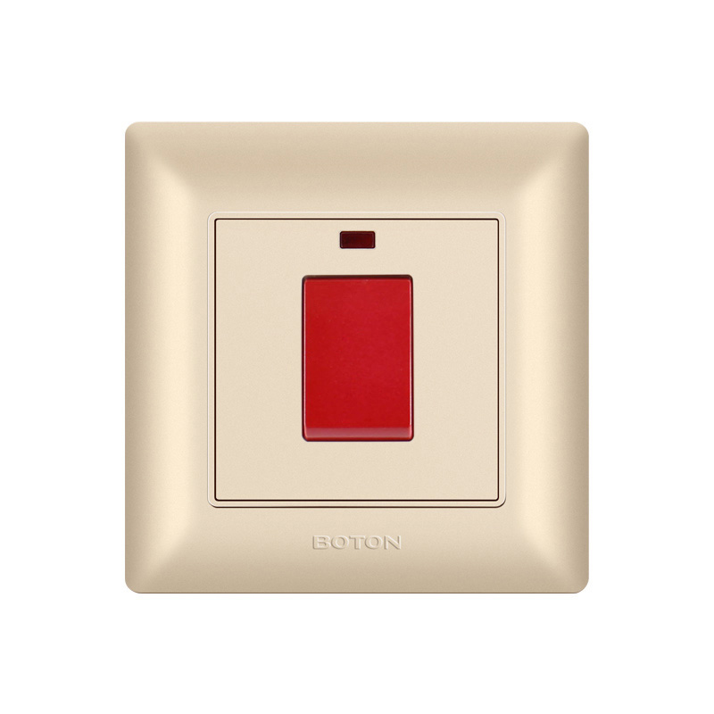 Interruptor de pared de calentador de color blanco duradero 45A