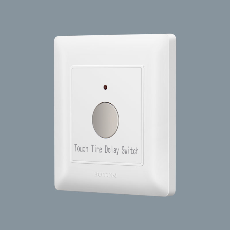 Interruptor de sensor de retardo de tiempo táctil blanco para apartamento 