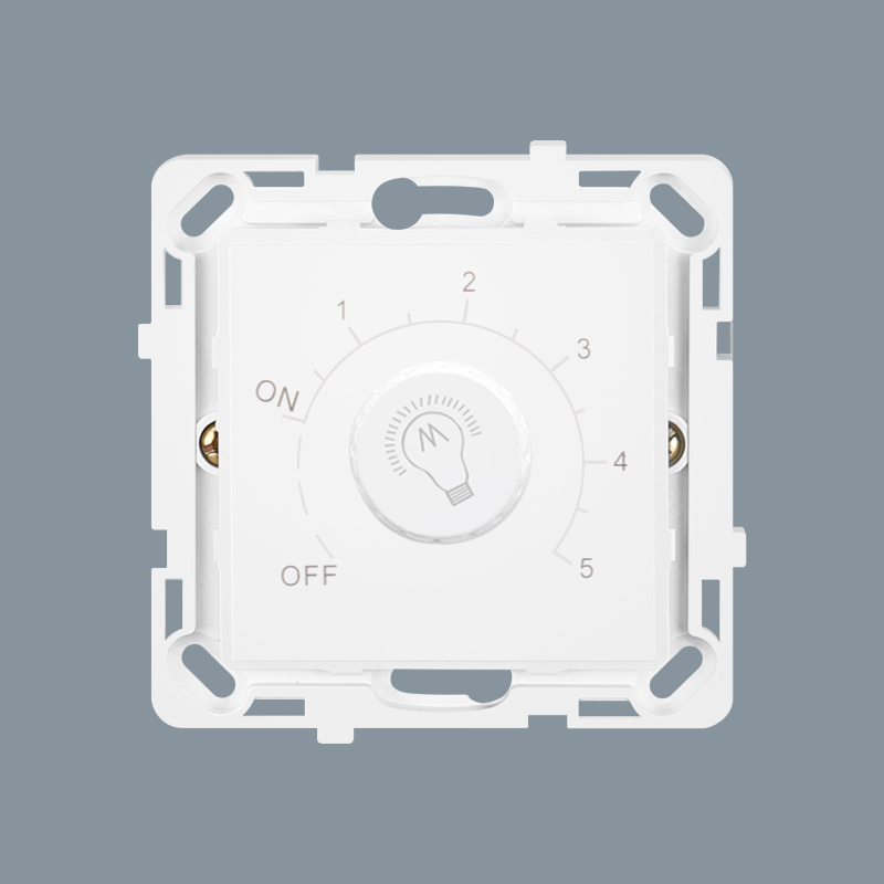 Interruptor atenuador de luz tipo empotrado para interiores